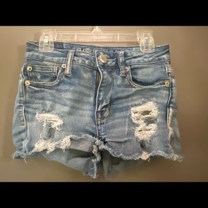 American Eagle distressed shorts